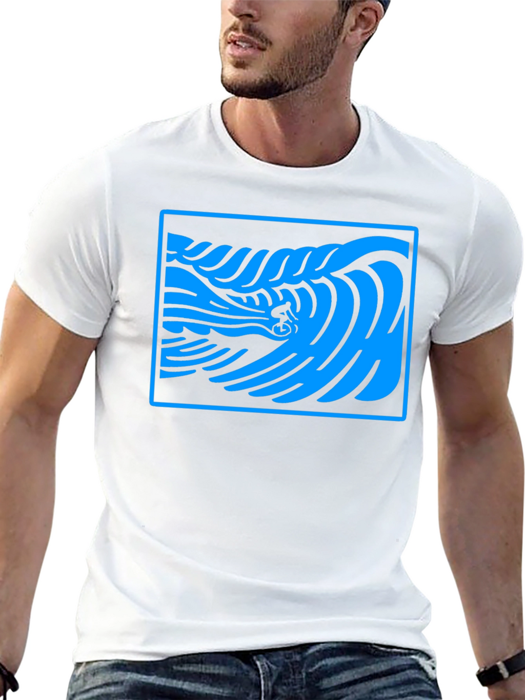 Surf Wave Rider Graphic T-Shirt