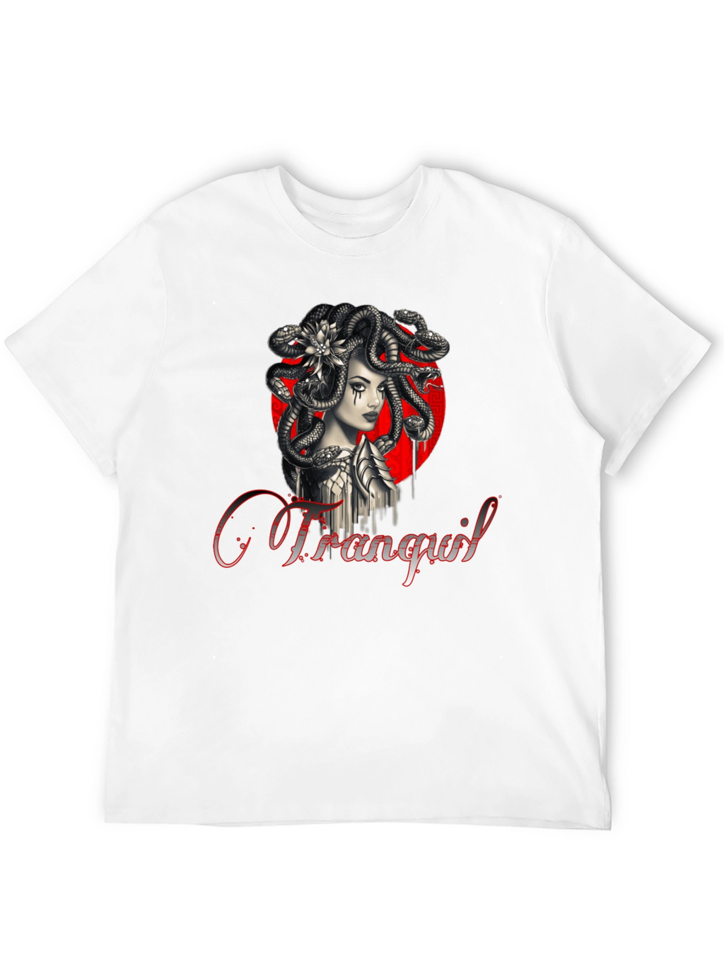 Medusa Graphic T-Shirt - Tranquil Design