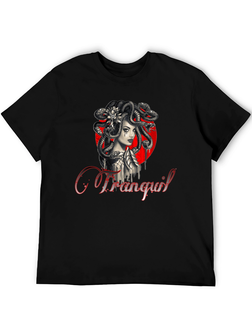 Medusa Graphic T-Shirt - Tranquil Design