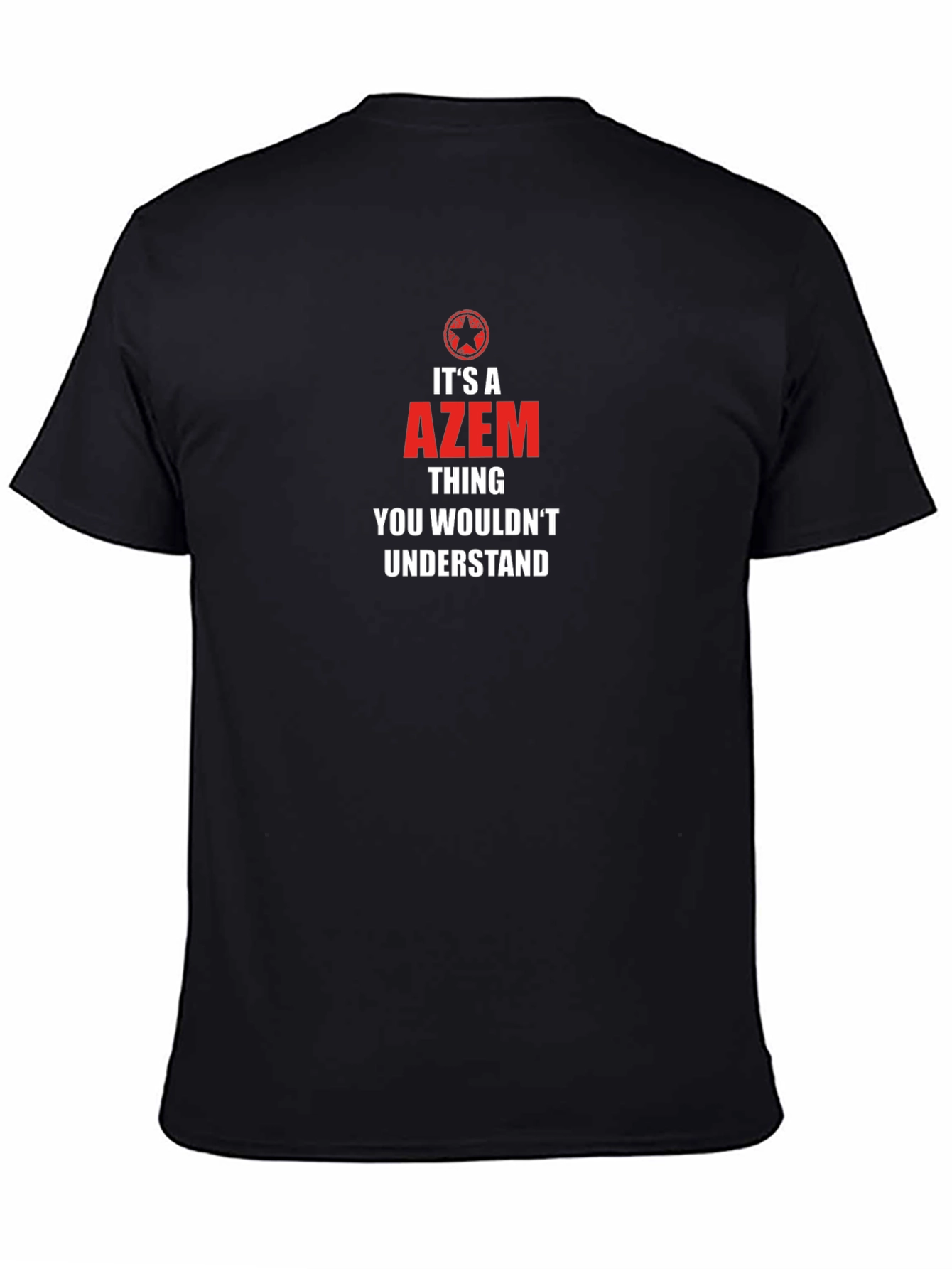 Its A Azem Thing T-Shirt - Black