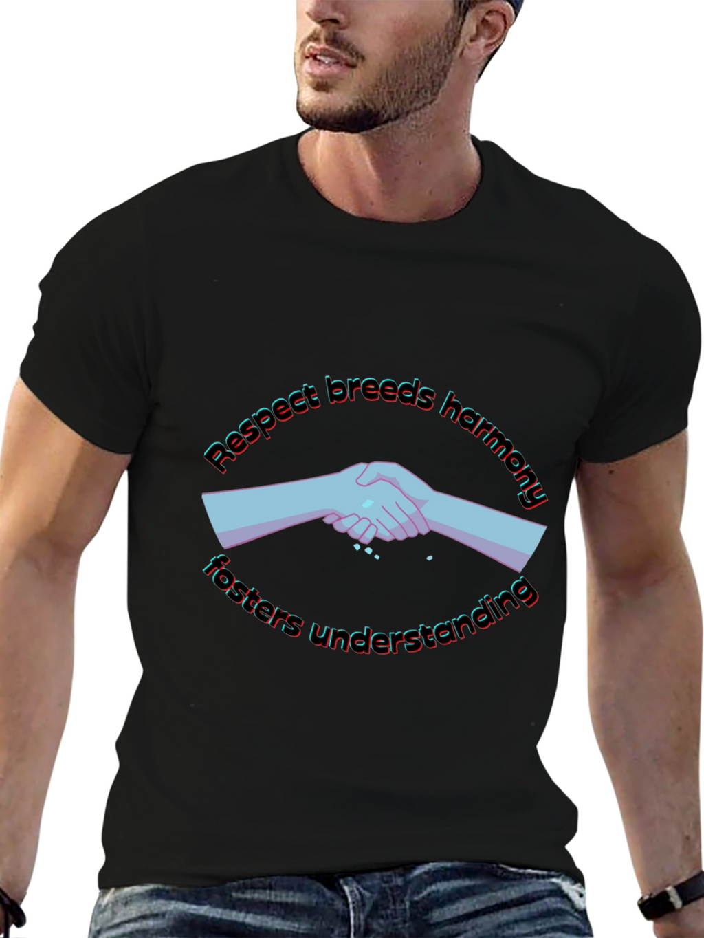 Respect Breeds Harmony Graphic Tee