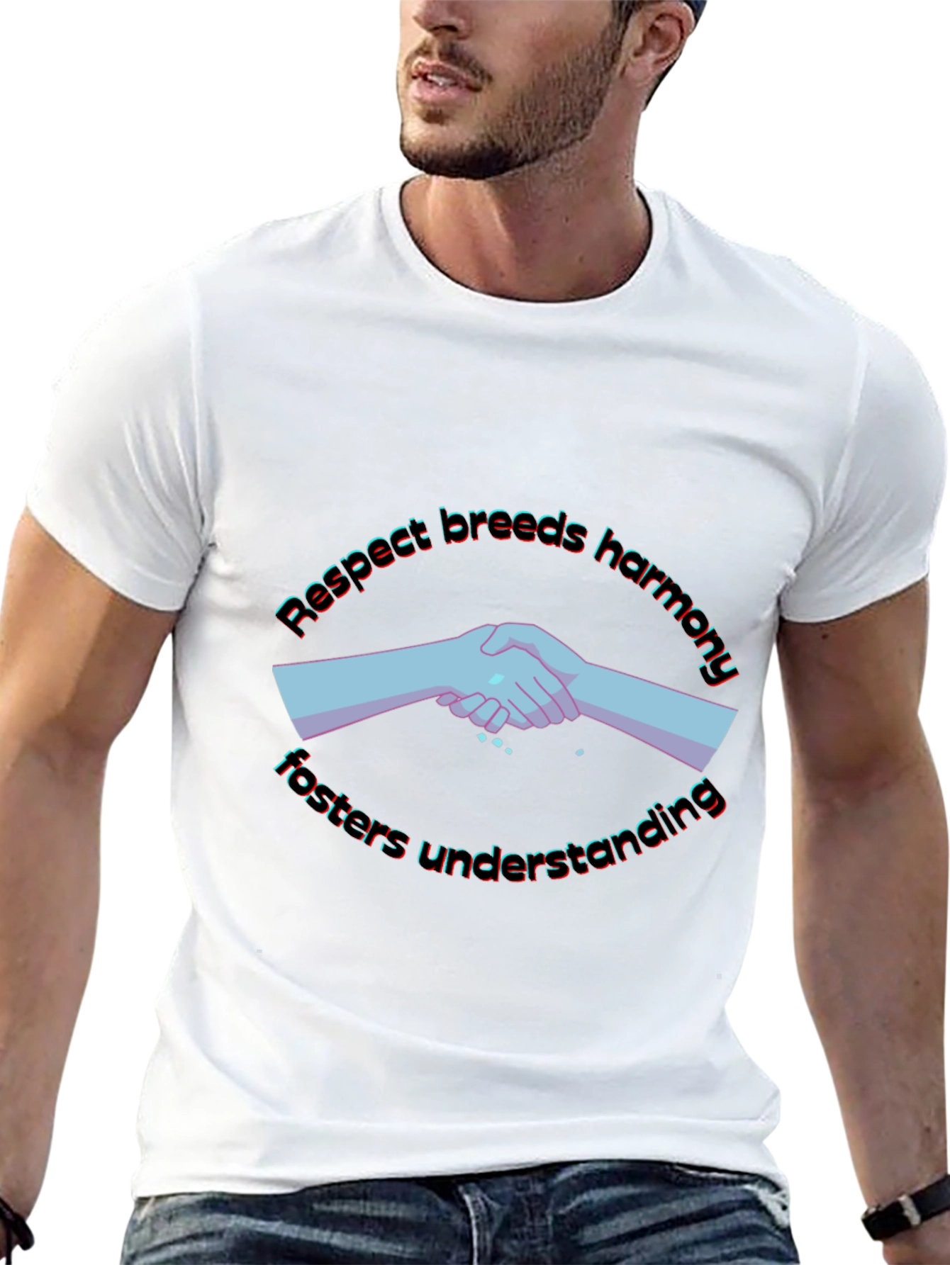Respect Breeds Harmony Graphic Tee