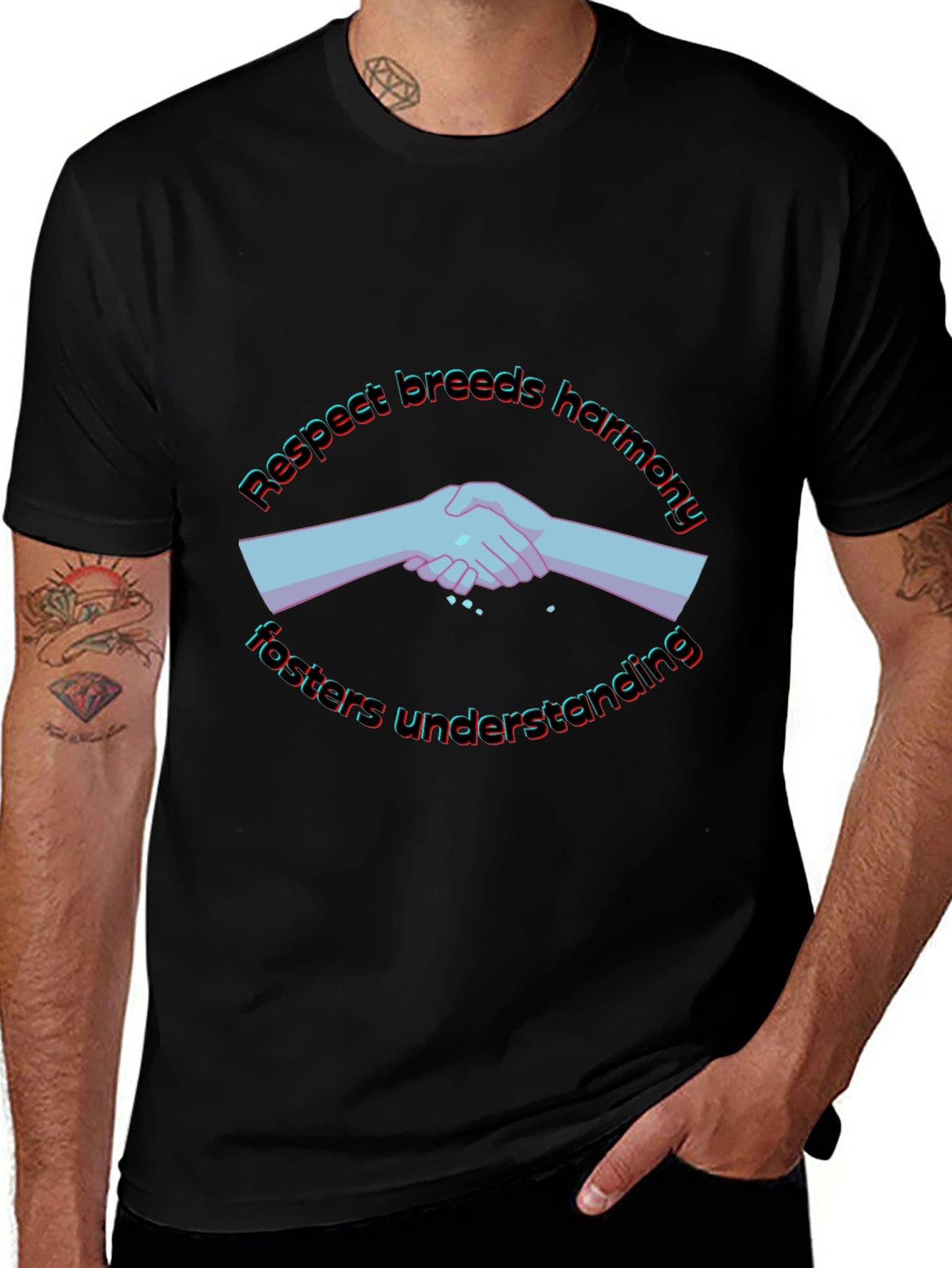 Respect Breeds Harmony Graphic Tee