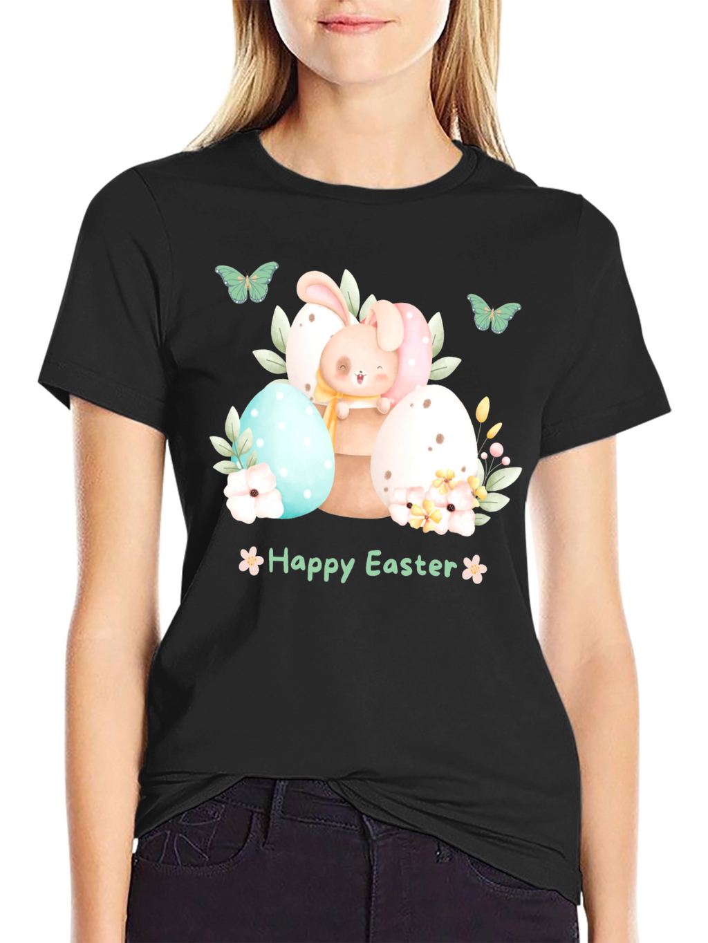 Cute Easter Bunny Eggs T-Shirt