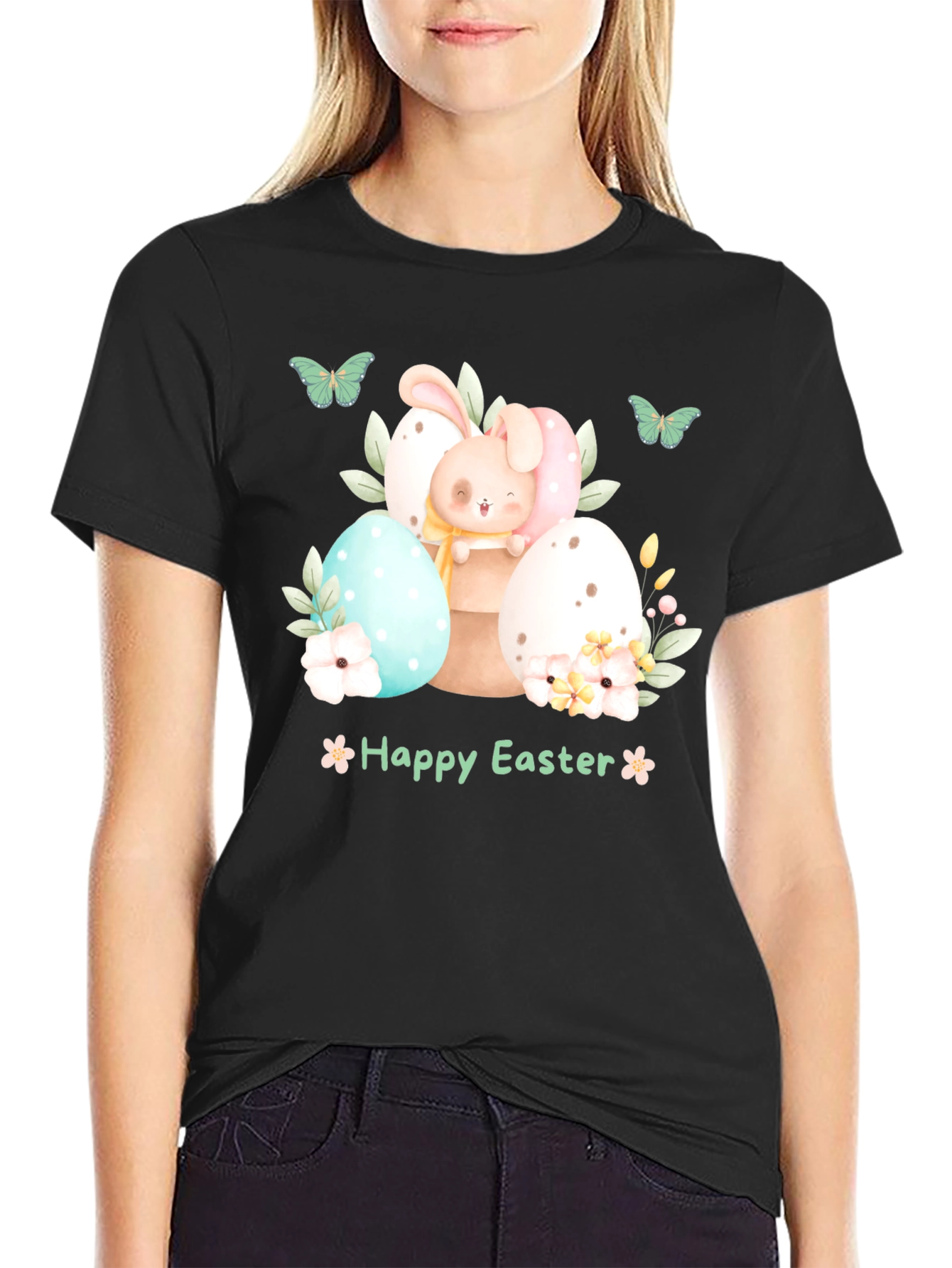 Cute Easter Bunny Eggs T-Shirt