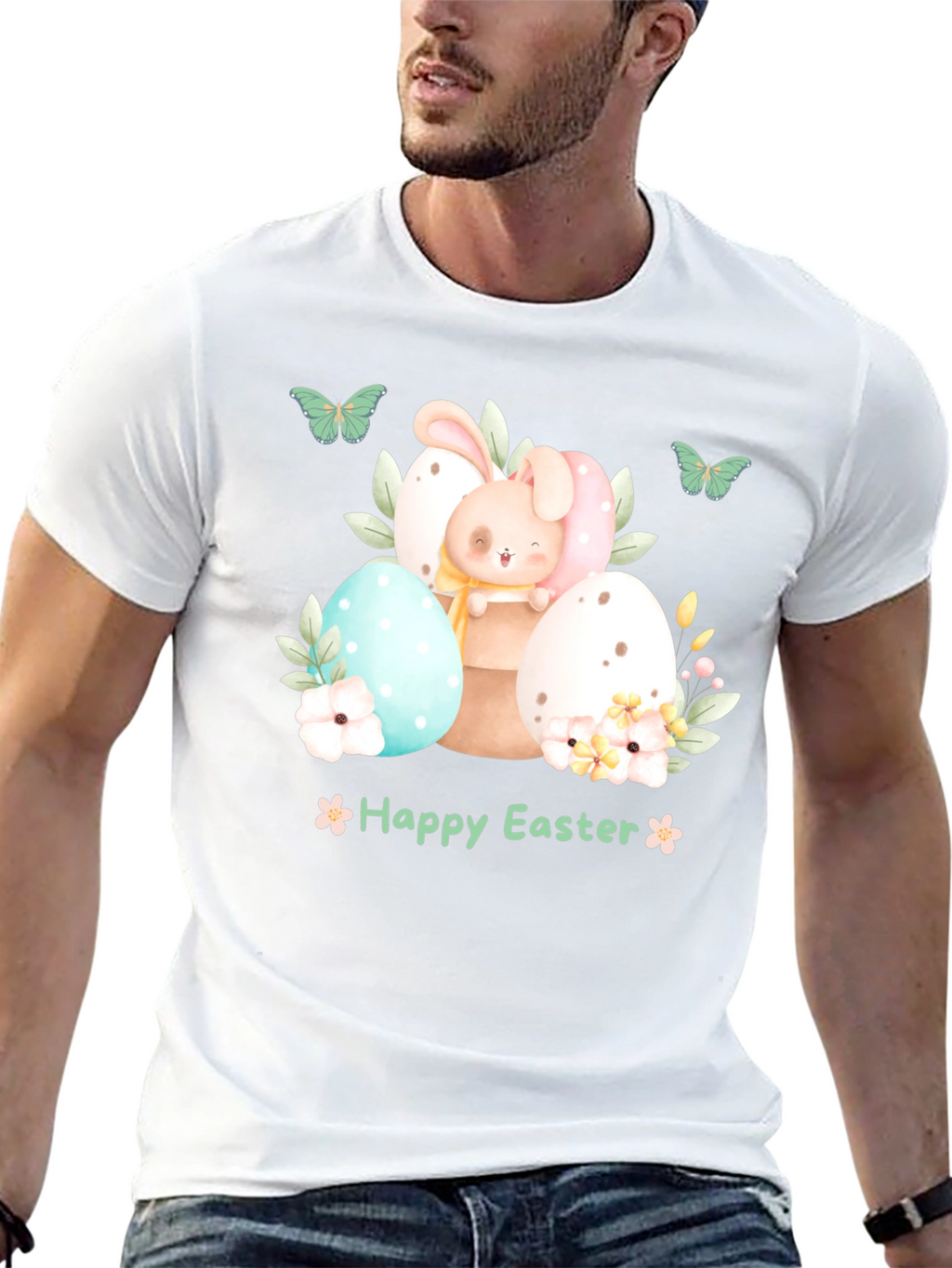 Cute Easter Bunny Eggs T-Shirt