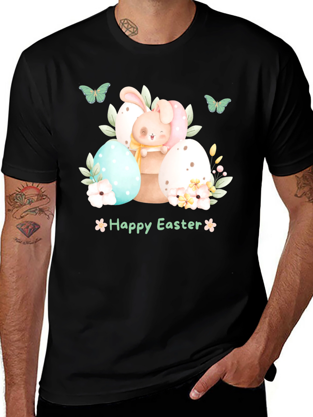 Cute Easter Bunny Eggs T-Shirt
