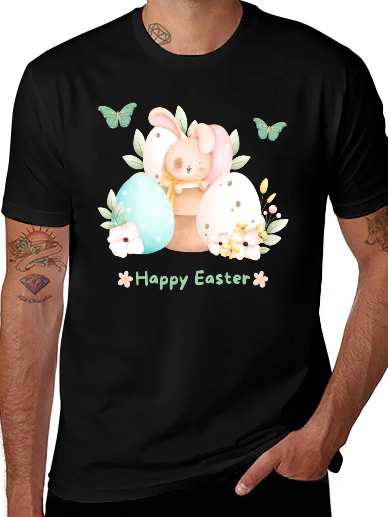 Cute Easter Bunny Eggs T-Shirt