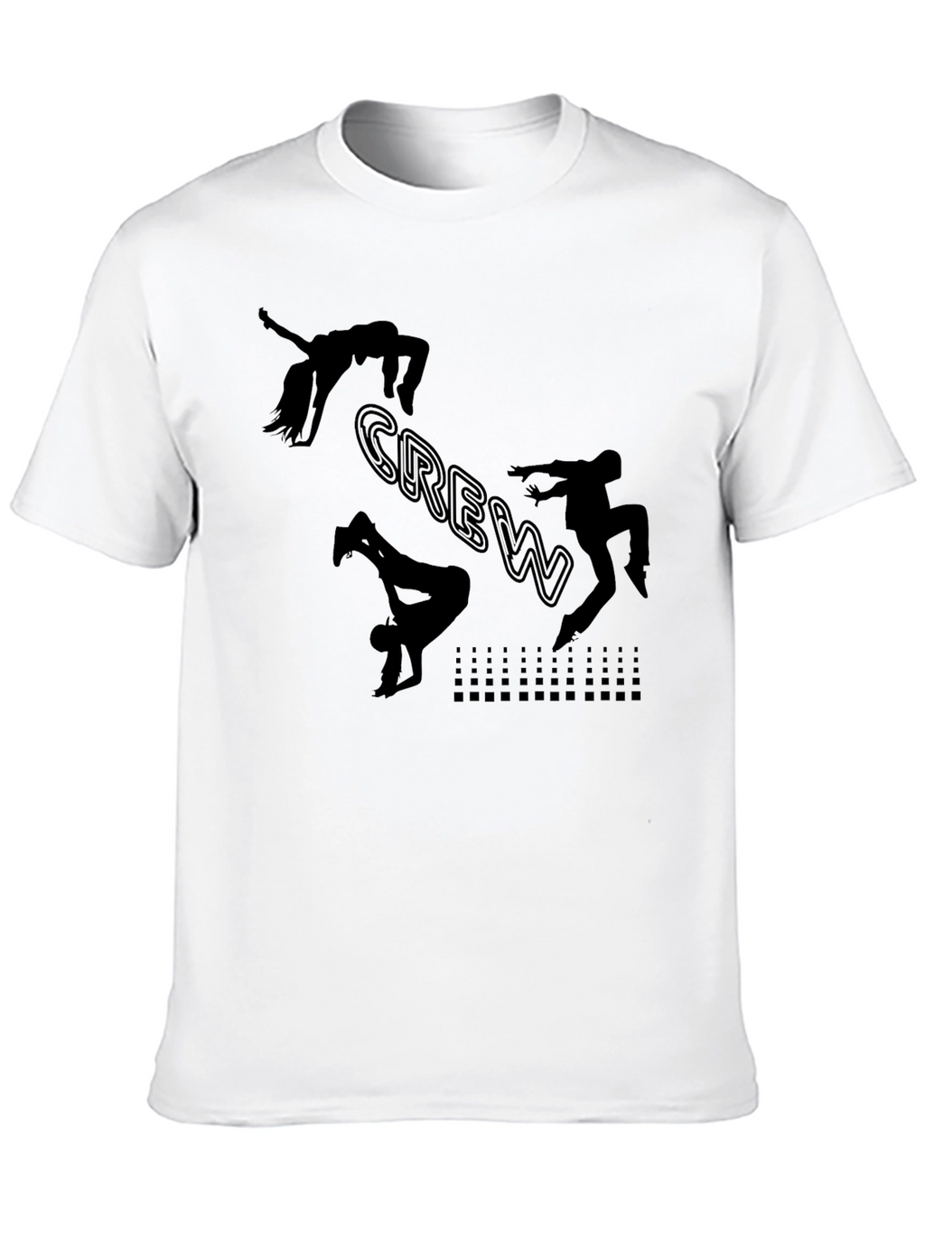 Black Crew Dance Silhouette T-Shirt
