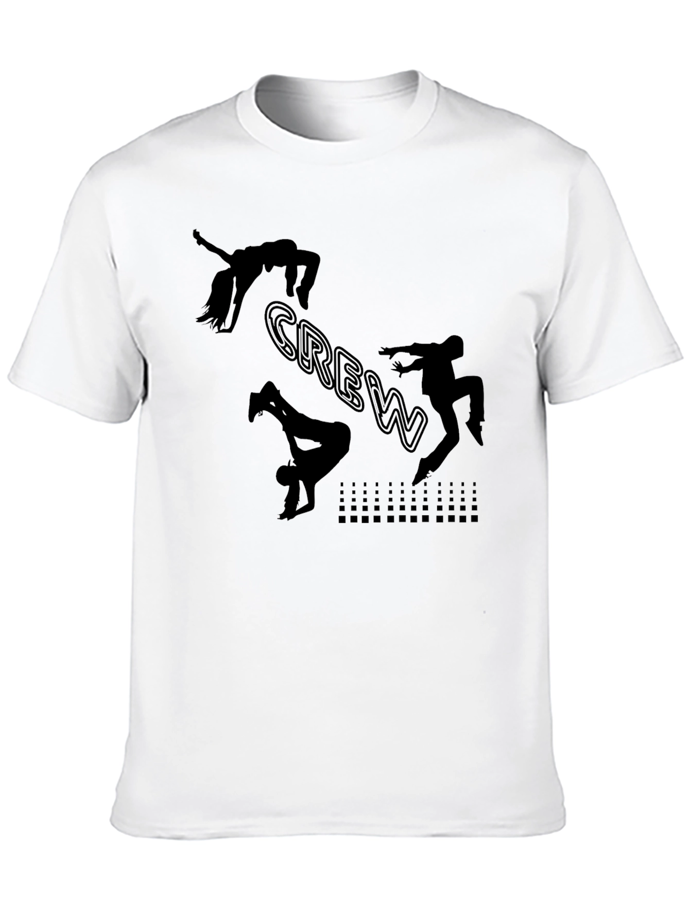 Black Crew Dance Silhouette T-Shirt