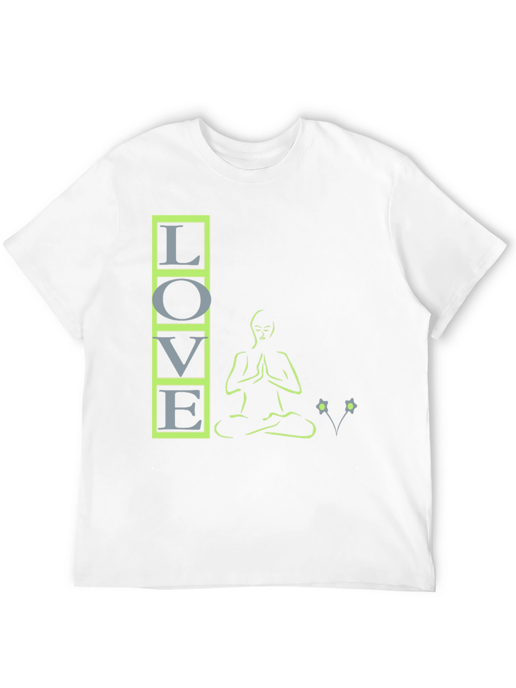 Love Meditation Black T-Shirt