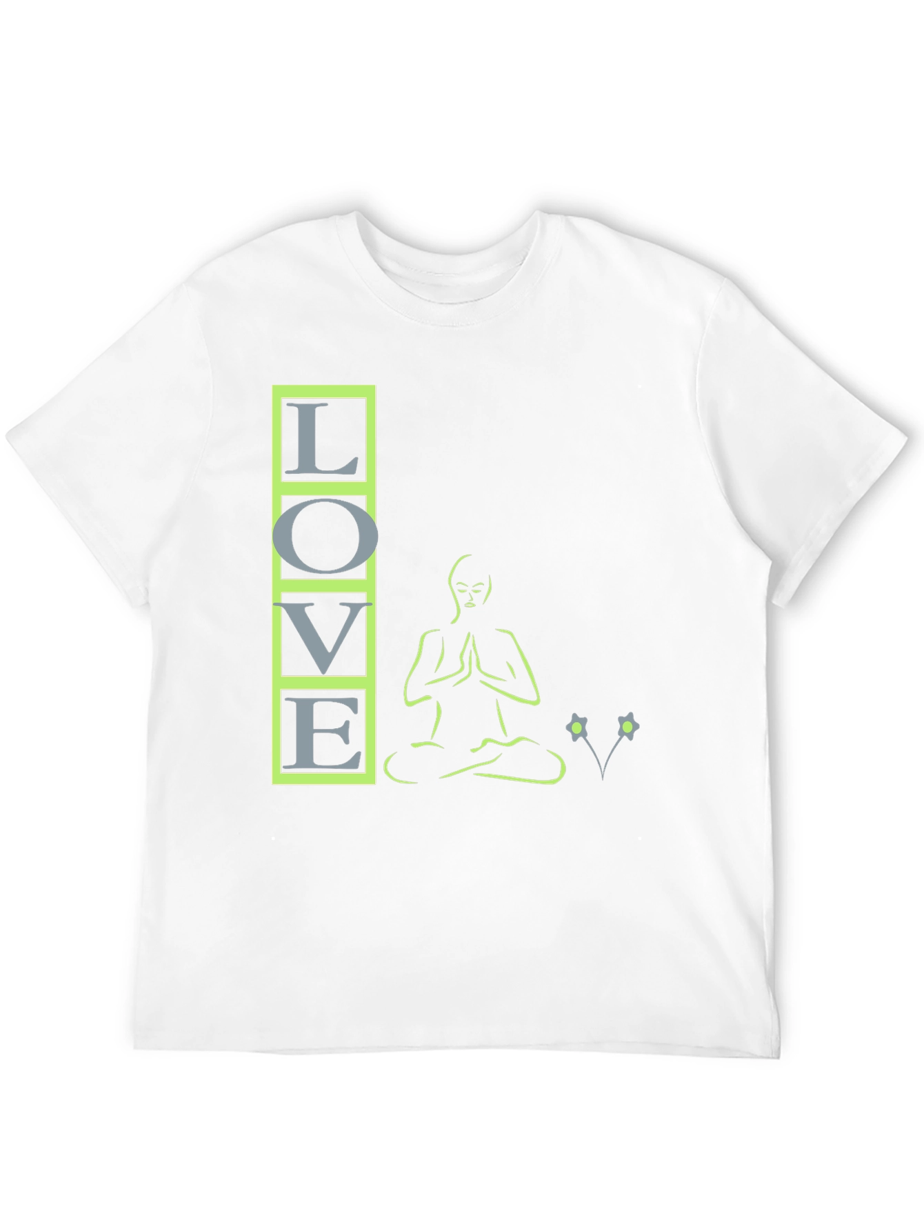 Love Meditation Black T-Shirt