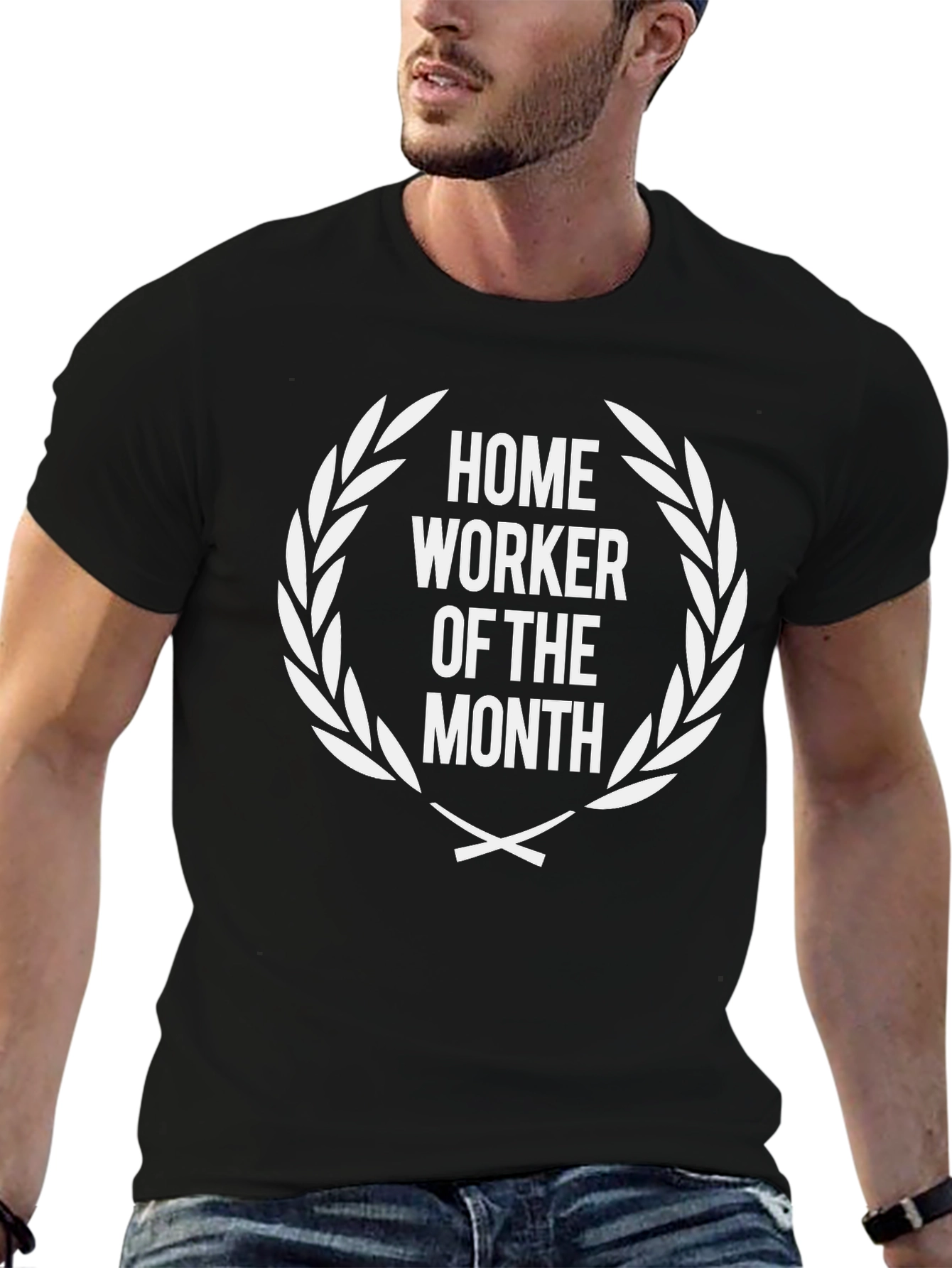 Home Worker of the Month Black T-Shirt