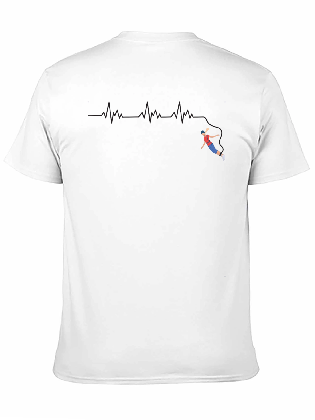 Adventure Heartbeat T-Shirt - Climber Design