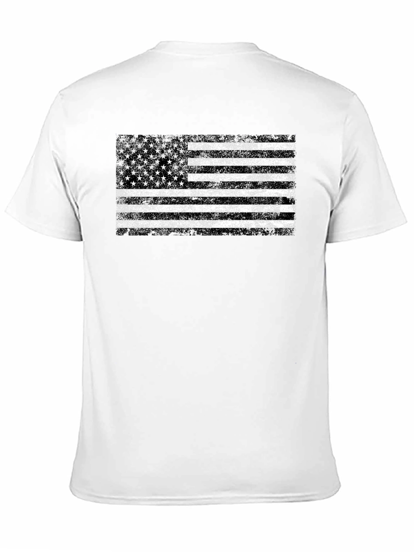 Distressed American Flag Graphic T-Shirt