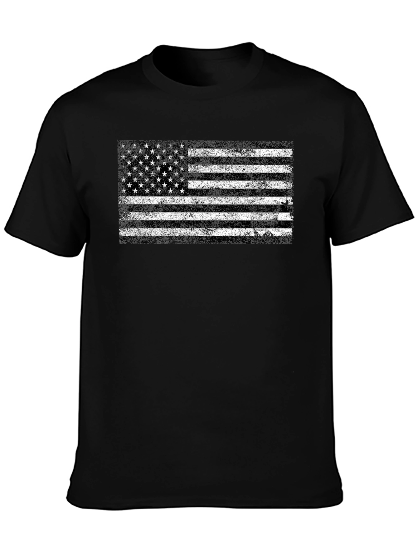 Distressed American Flag Graphic T-Shirt