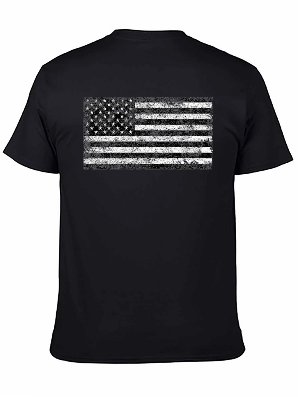 Distressed American Flag Graphic T-Shirt