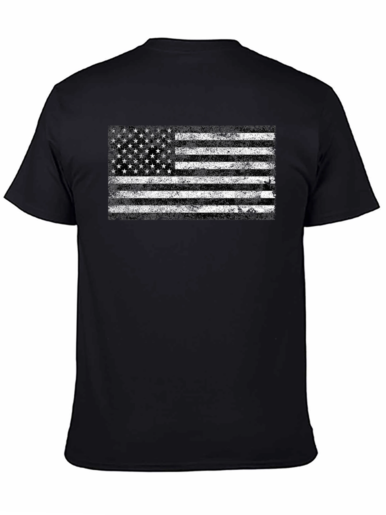 Distressed American Flag Graphic T-Shirt