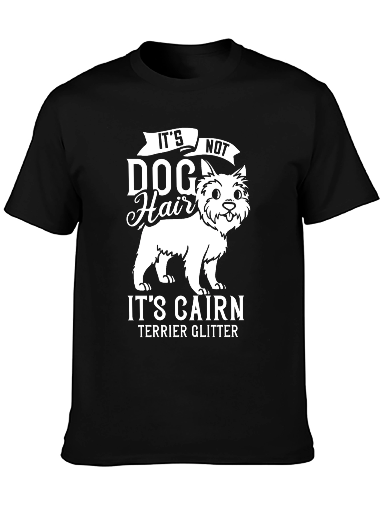 Cairn Terrier Glitter Dog Lover T-Shirt