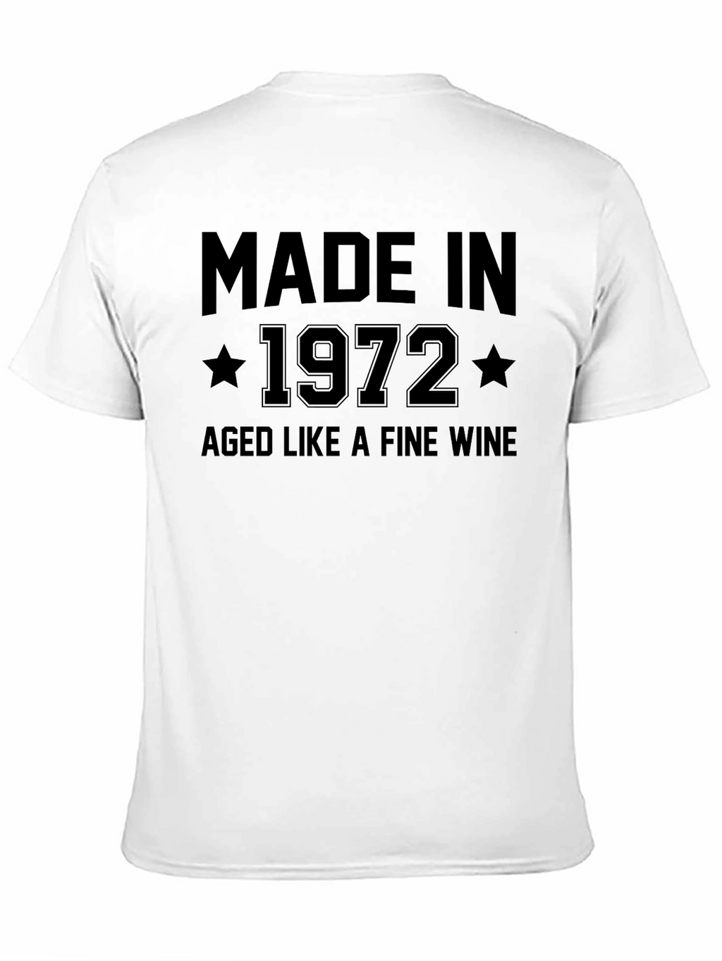 Made in 1972 Aged Like Fine Wine Graphic Tee
