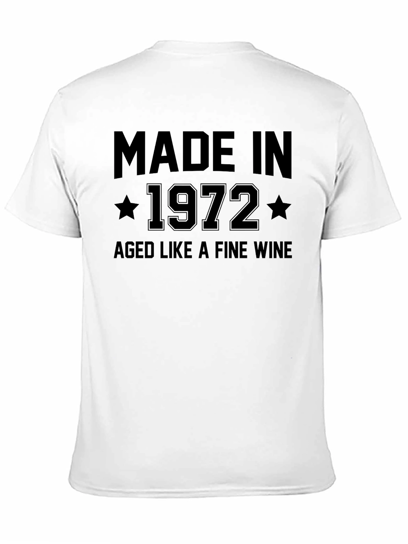Made in 1972 Aged Like Fine Wine Graphic Tee