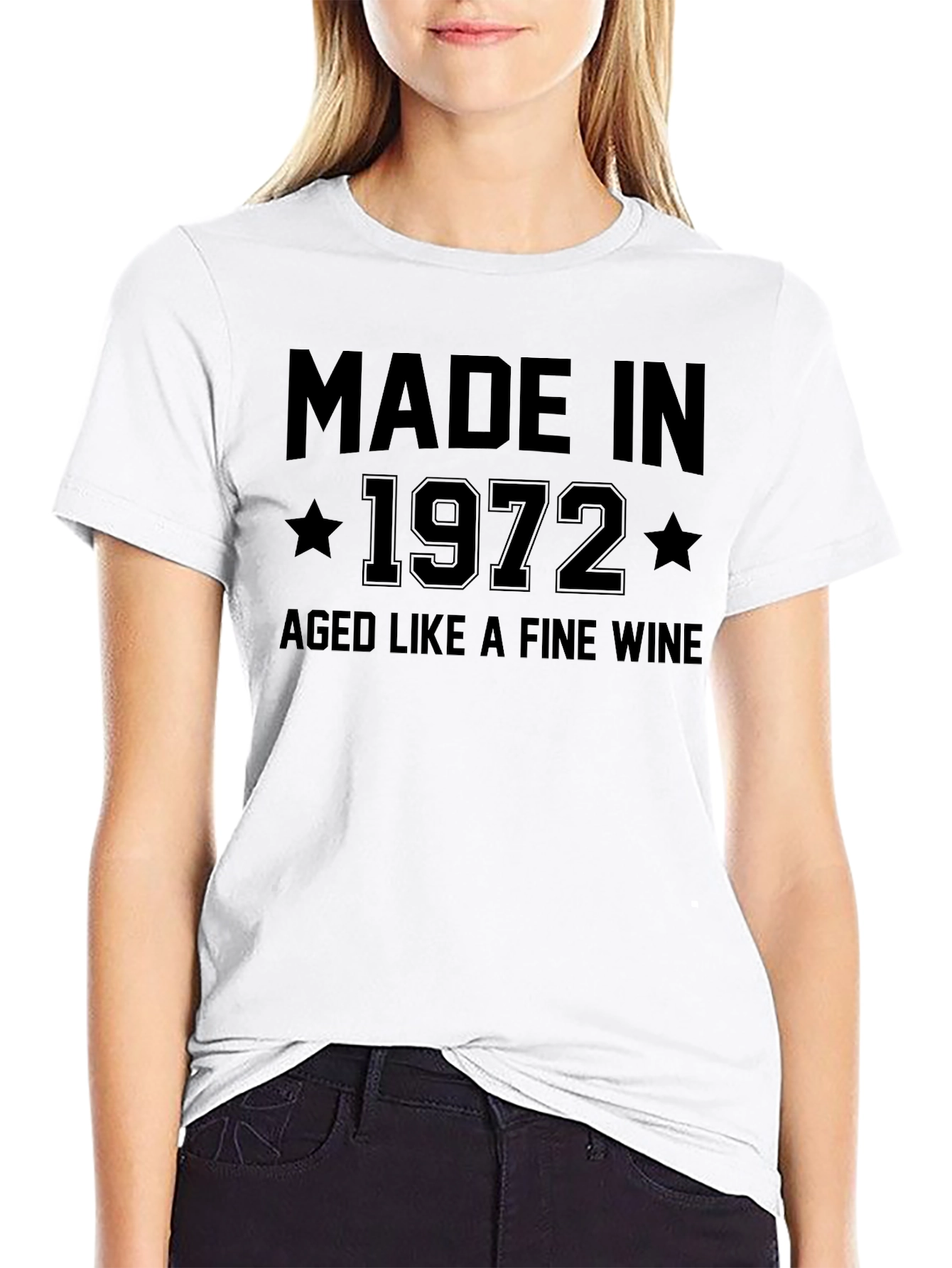 Made in 1972 Aged Like Fine Wine Graphic Tee