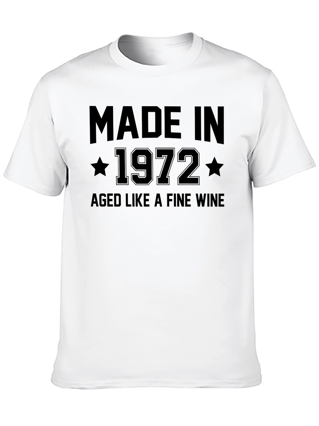 Made in 1972 Aged Like Fine Wine Graphic Tee