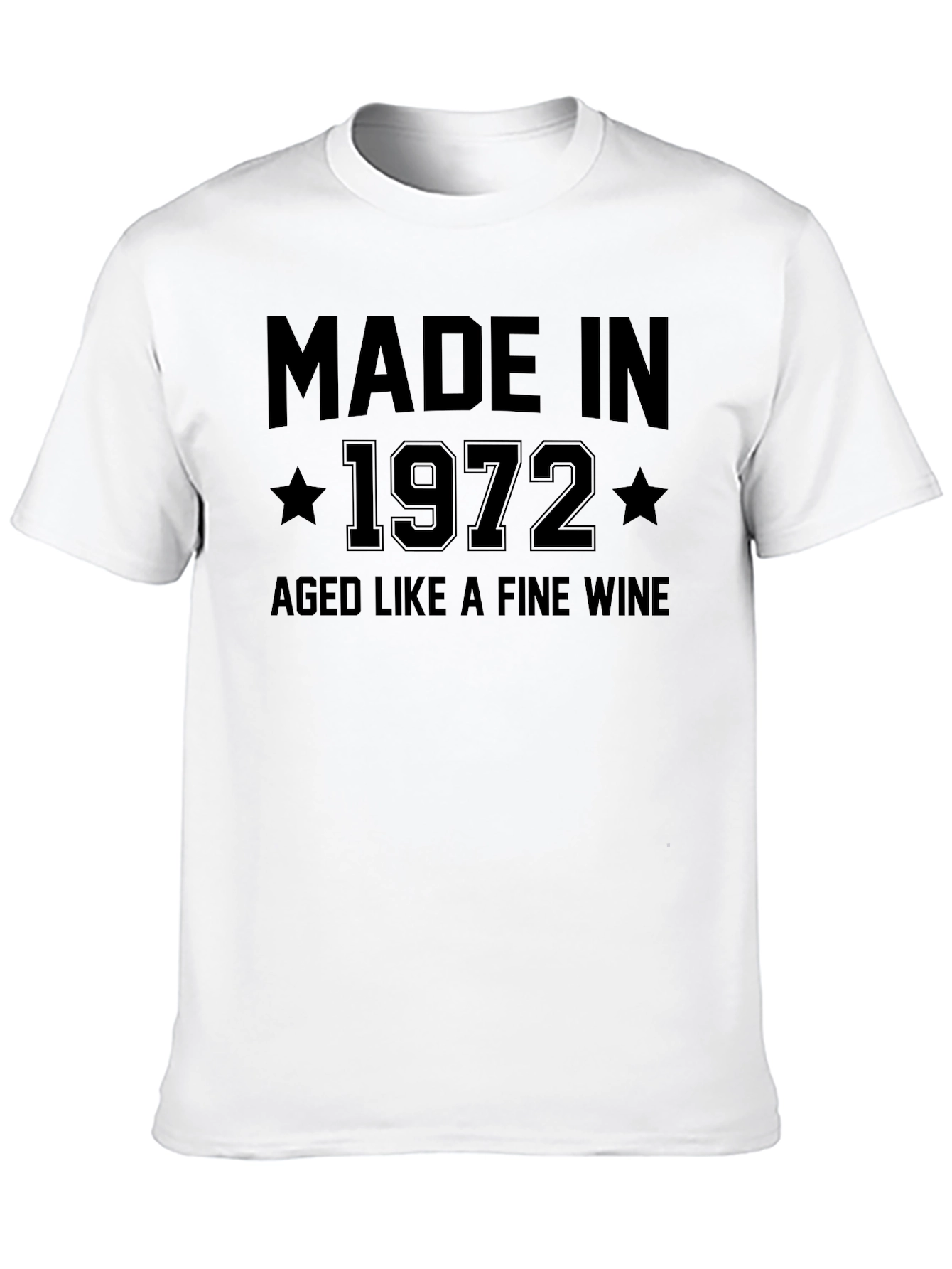 Made in 1972 Aged Like Fine Wine Graphic Tee