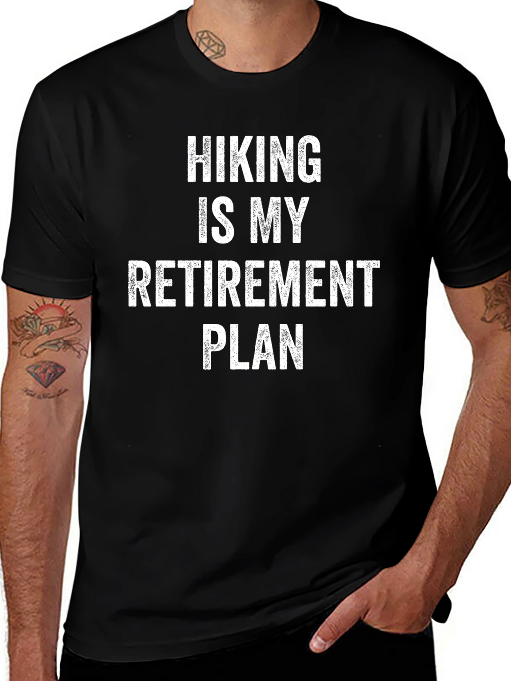Hiking is My Retirement Plan Tee