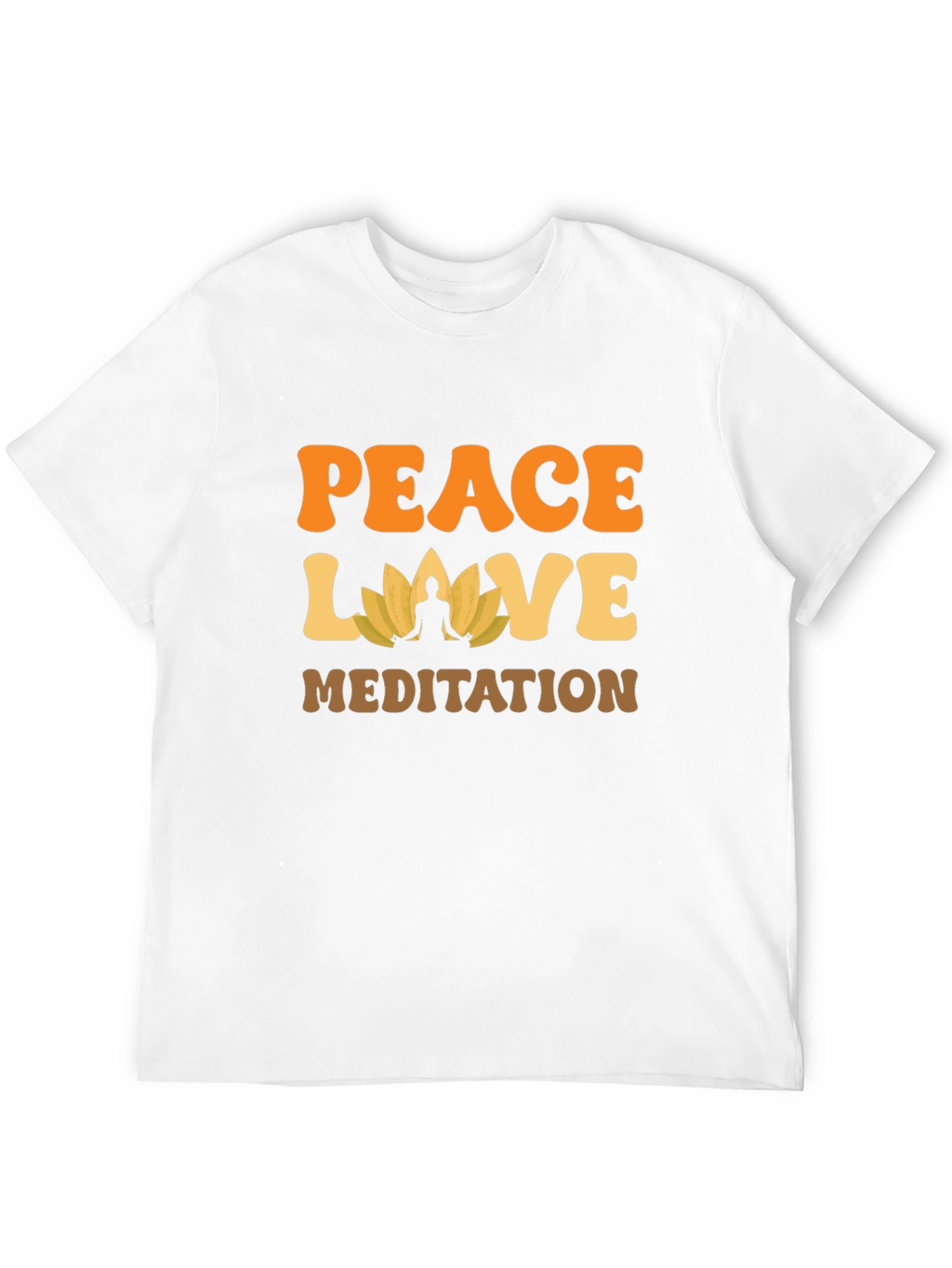 Peace Love Meditation T-Shirt