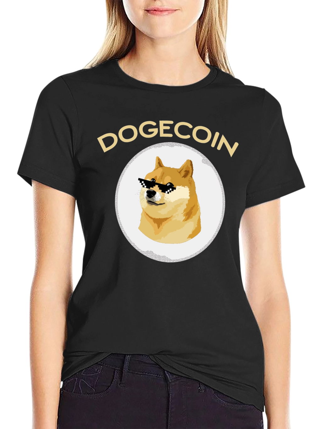 DogeCoin Meme Graphic Tee - Crypto Cool!