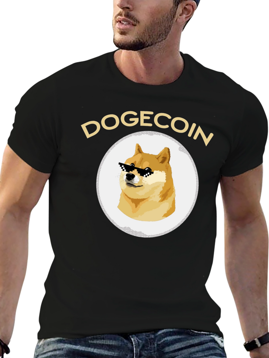 DogeCoin Meme Graphic Tee - Crypto Cool!