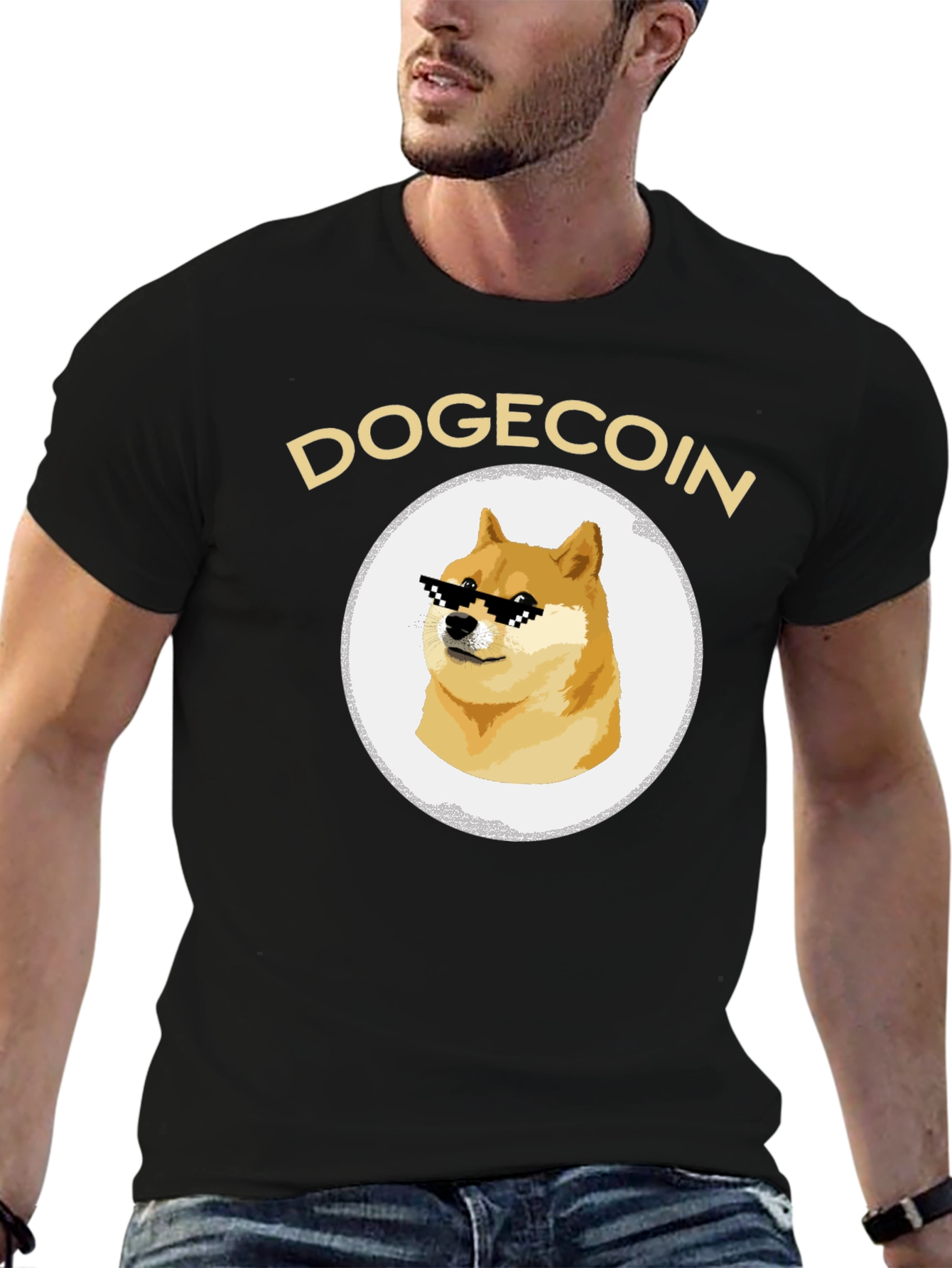 DogeCoin Meme Graphic Tee - Crypto Cool!