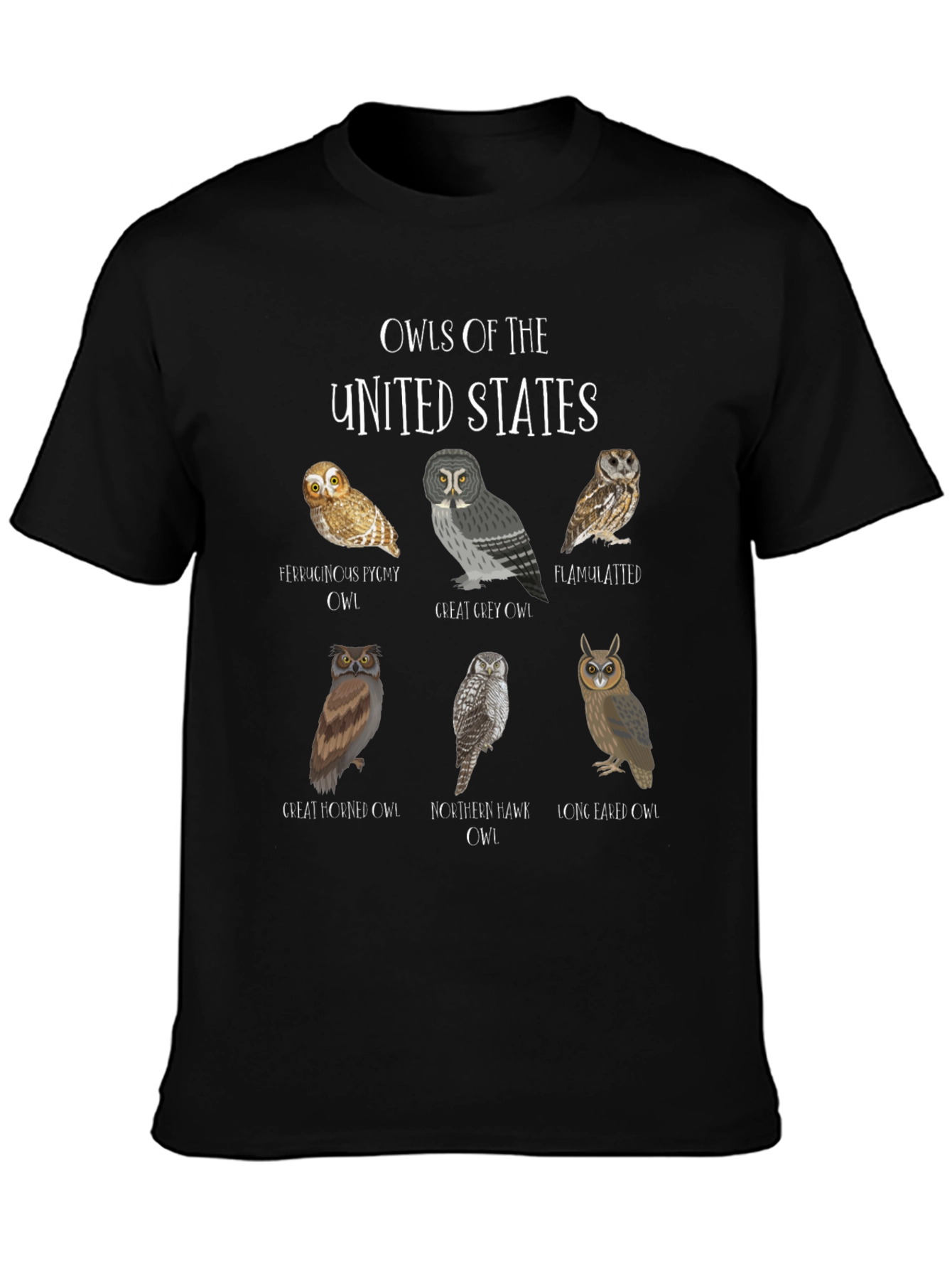 Owls of the United States T-Shirt