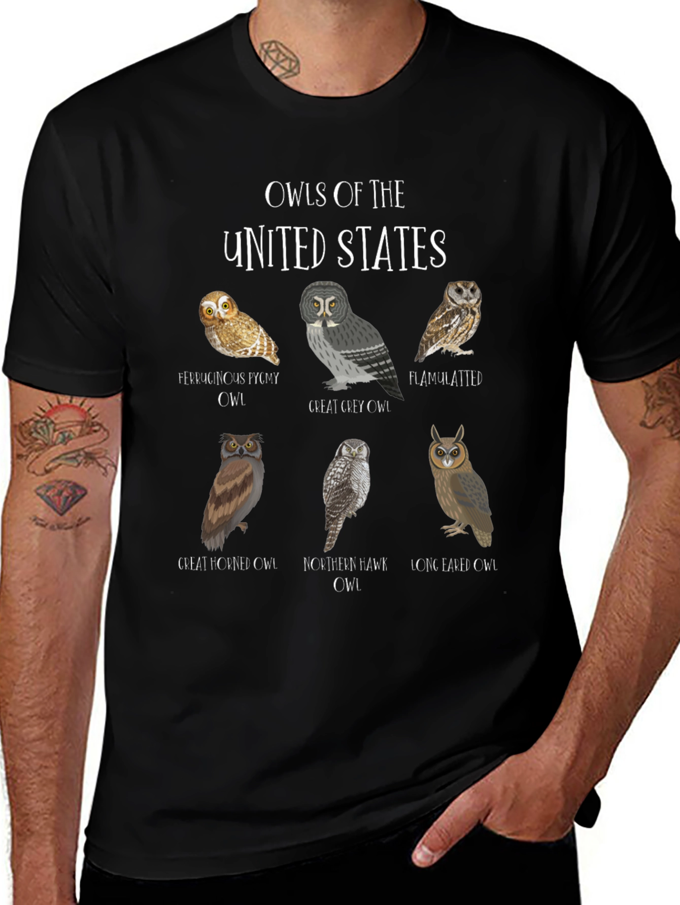 Owls of the United States T-Shirt