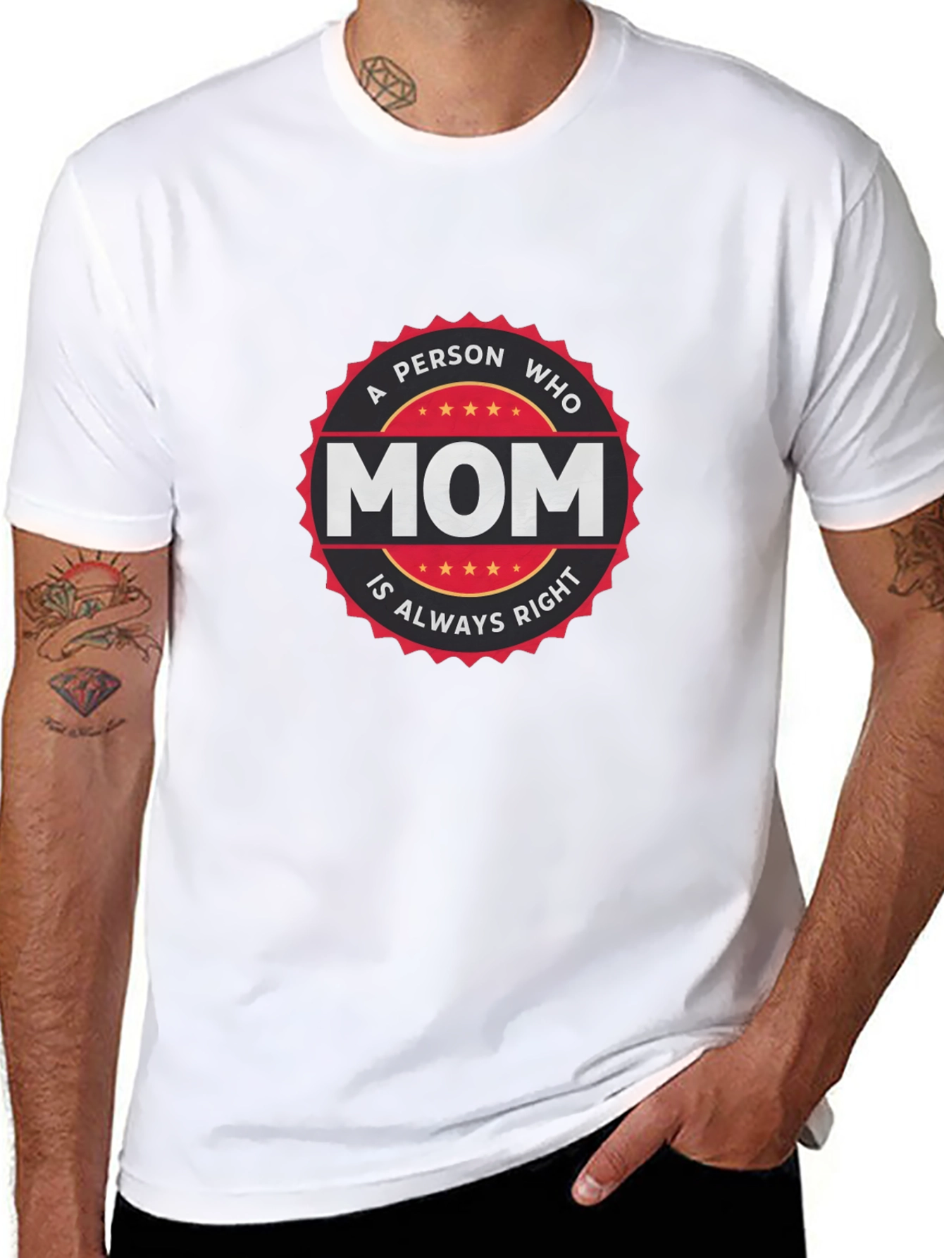 Always Right Mom Graphic Tee - Soft Cotton Comfort