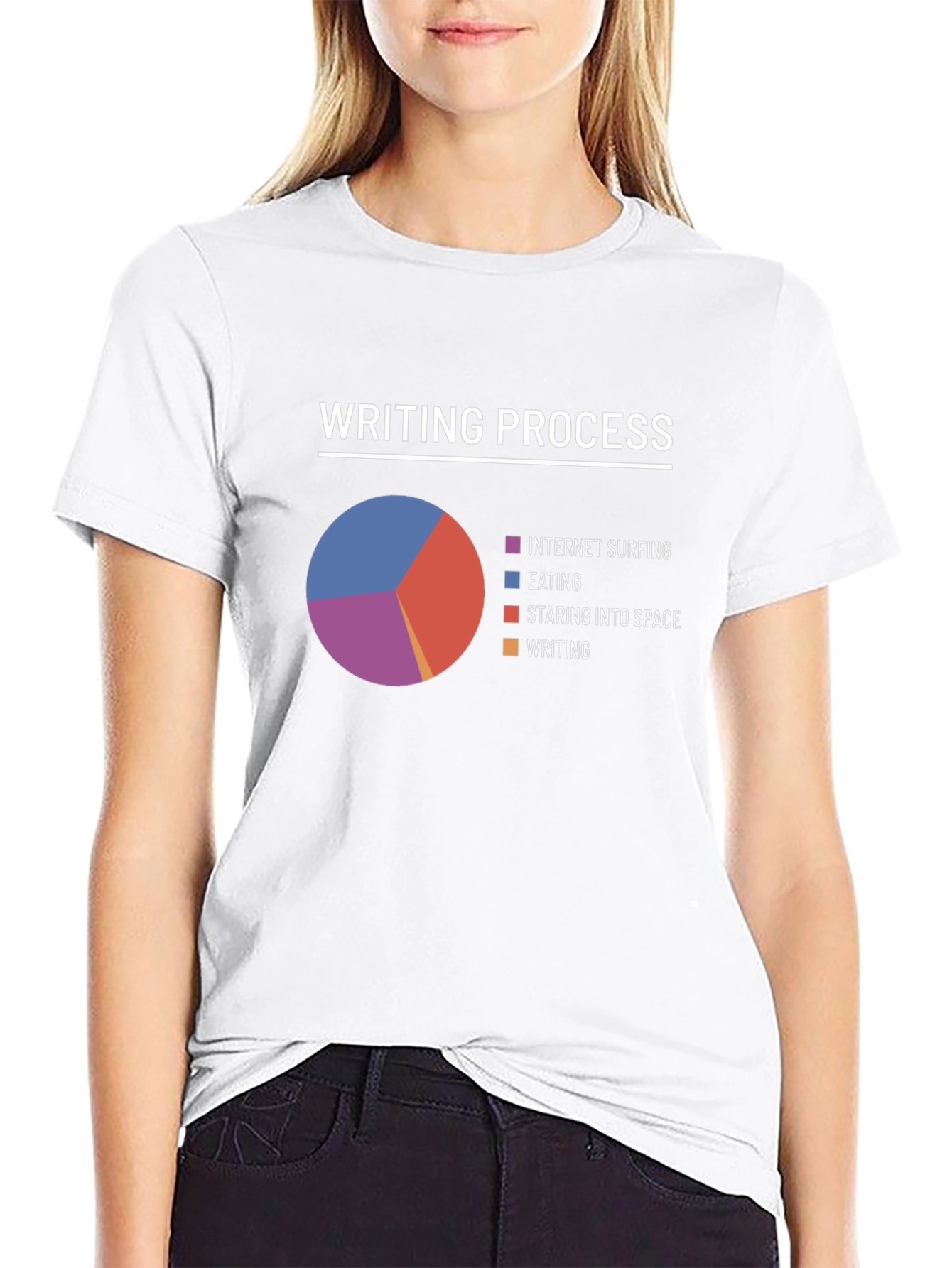 Writing Process T-Shirt - Humorous Writer Tee