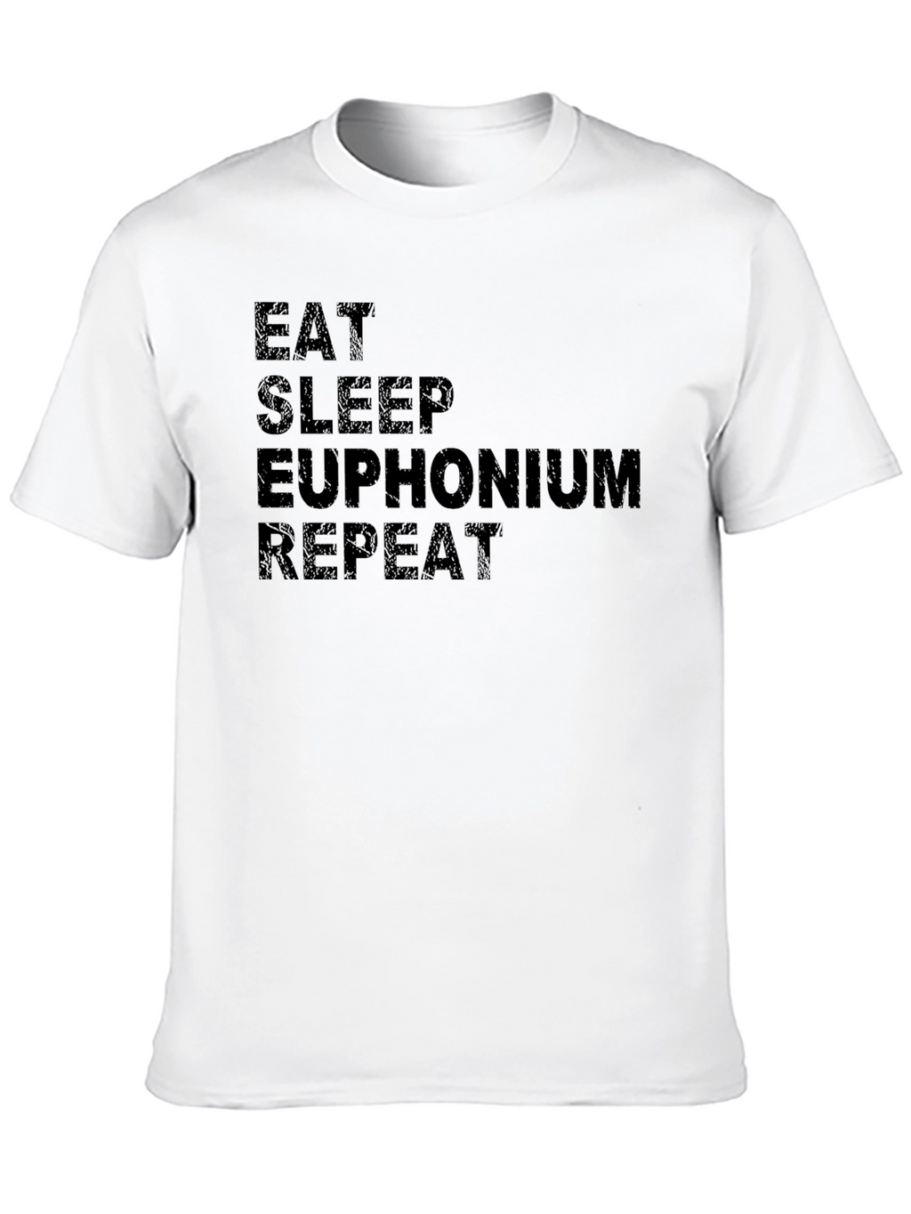 Eat Sleep Euphonium Repeat Black T-Shirt