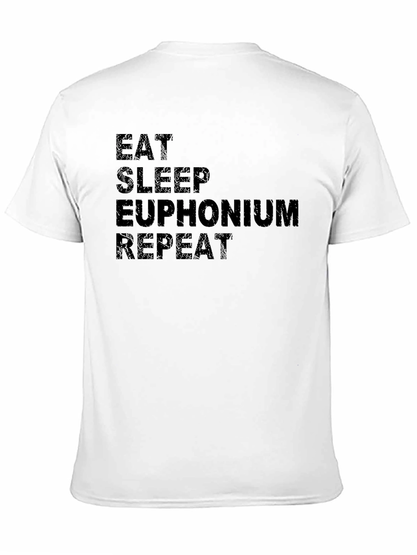 Eat Sleep Euphonium Repeat Black T-Shirt