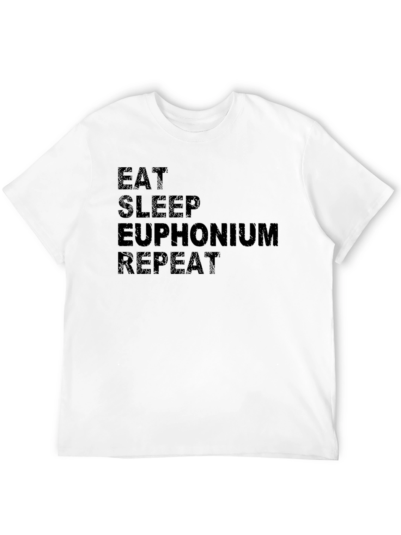Eat Sleep Euphonium Repeat Black T-Shirt