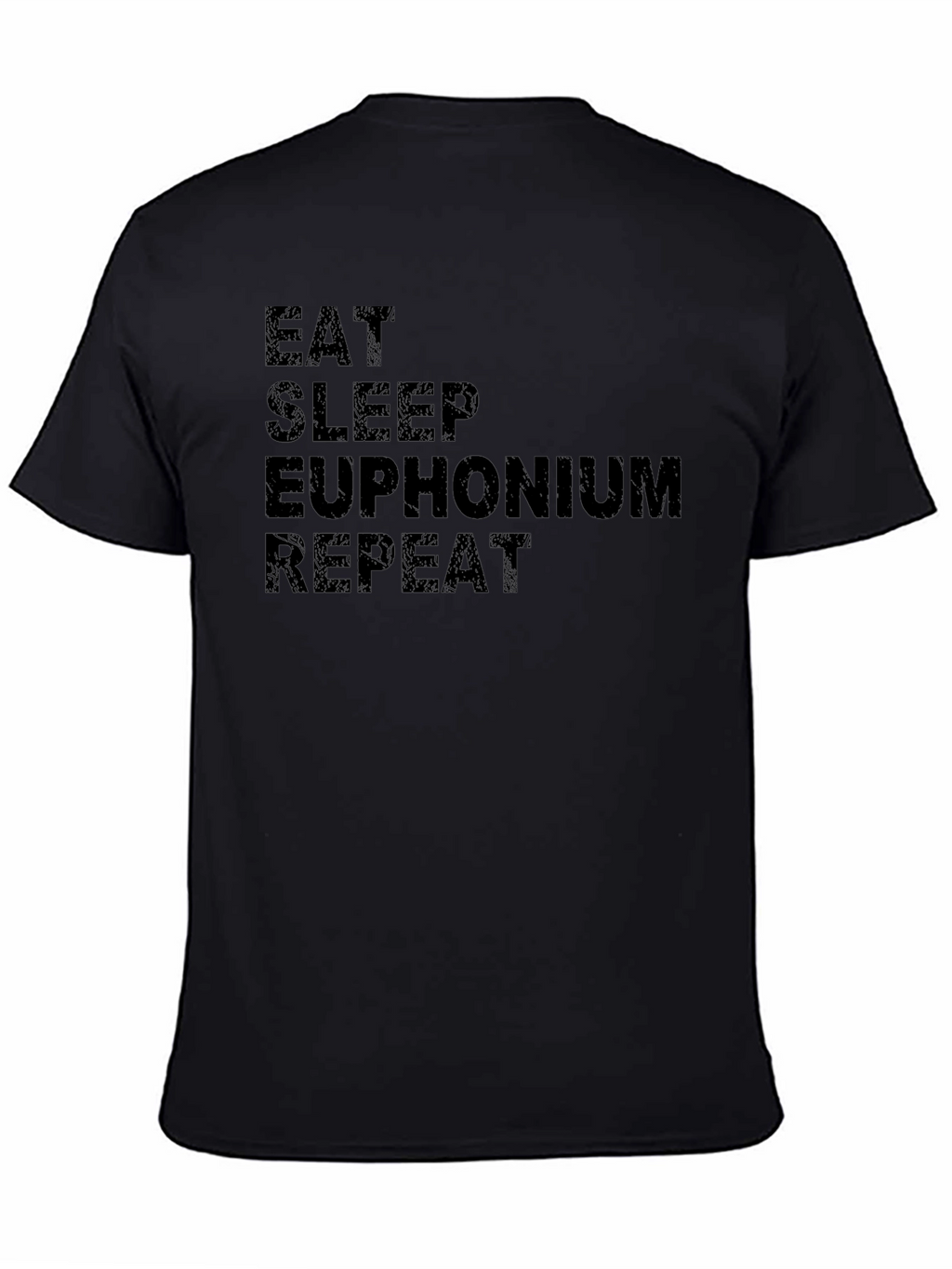 Eat Sleep Euphonium Repeat Black T-Shirt