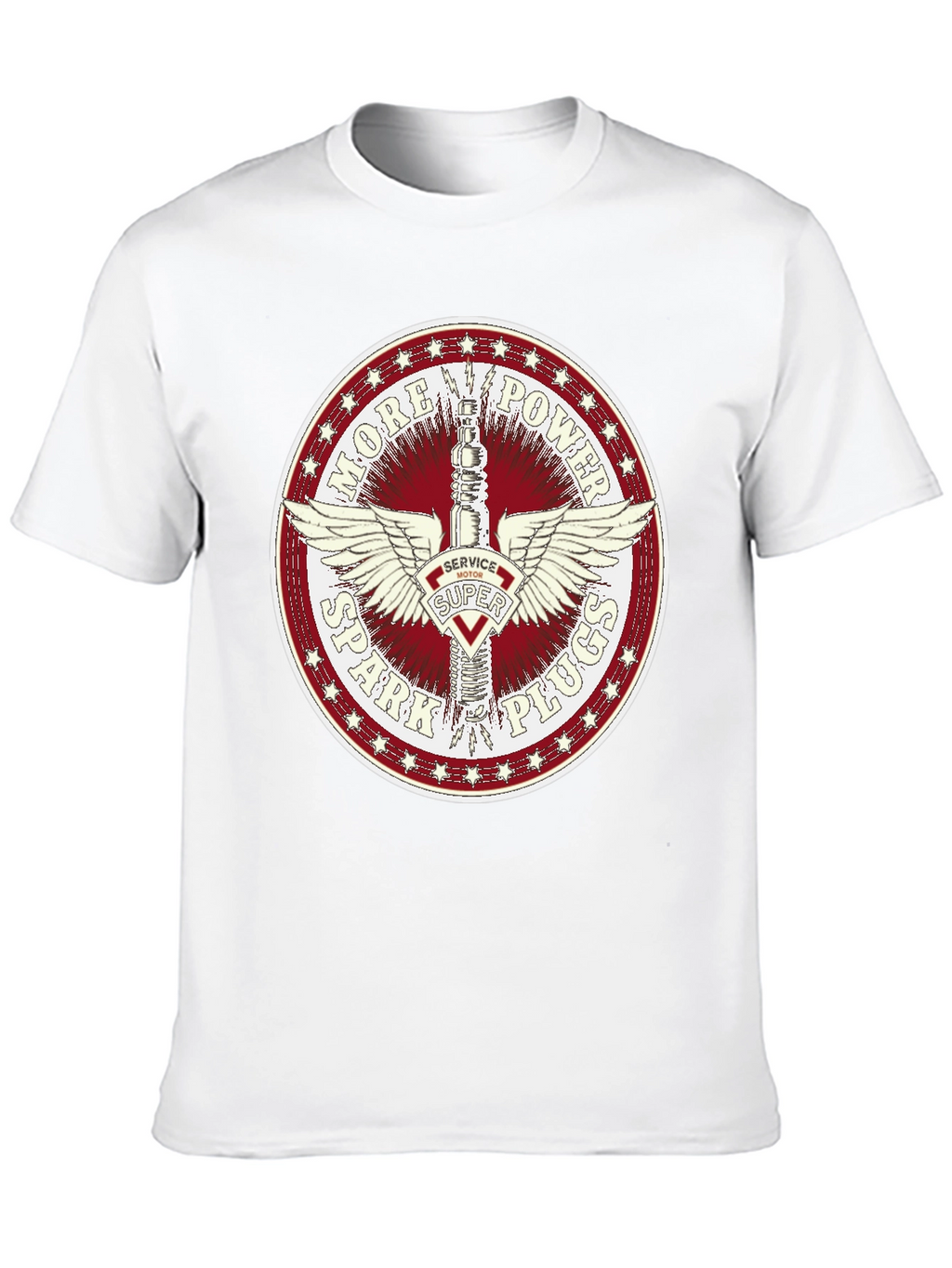 More Power Spark Plugs Graphic Tee