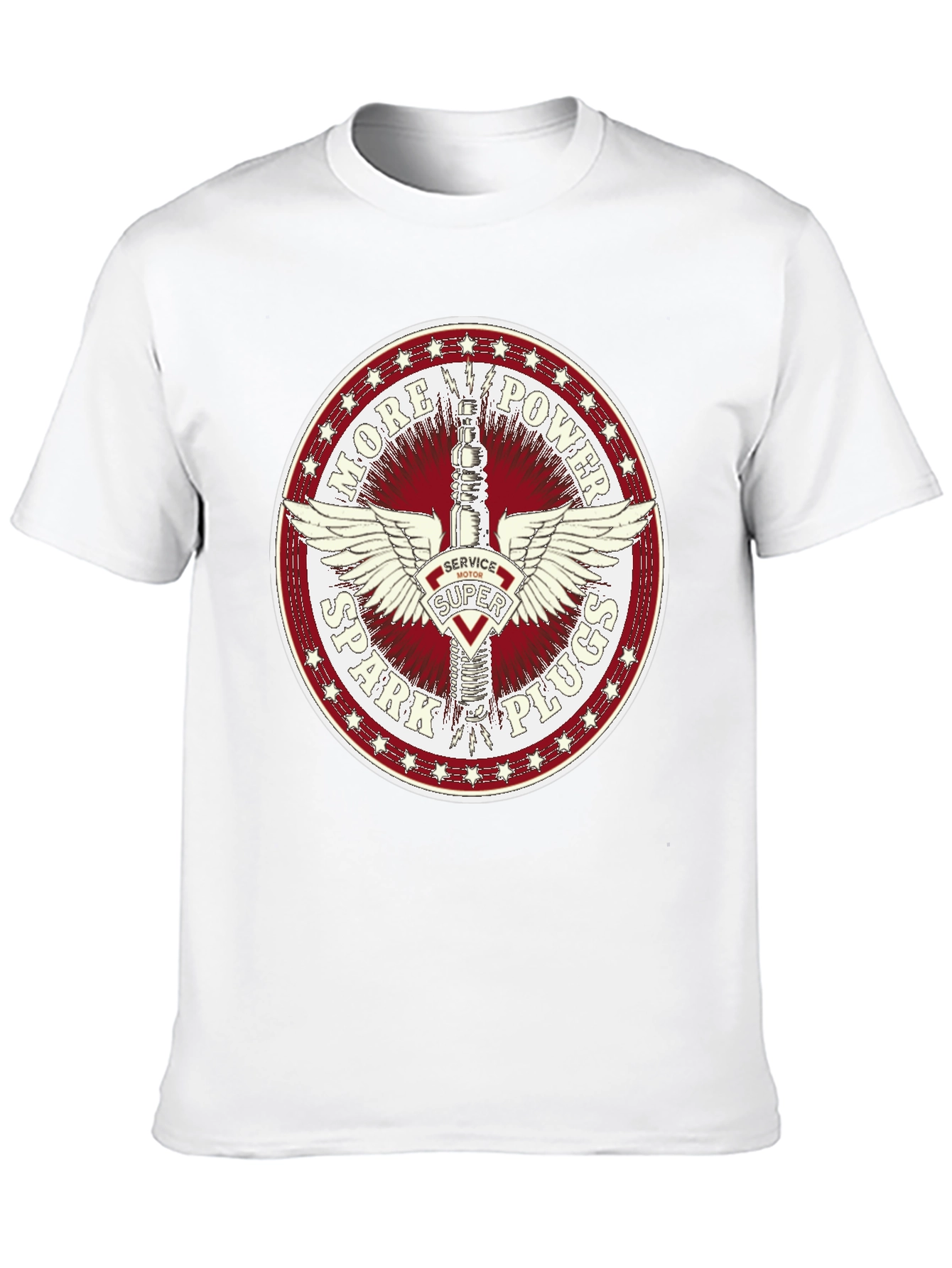 More Power Spark Plugs Graphic Tee