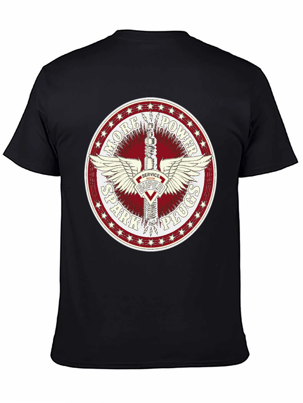 More Power Spark Plugs Graphic Tee
