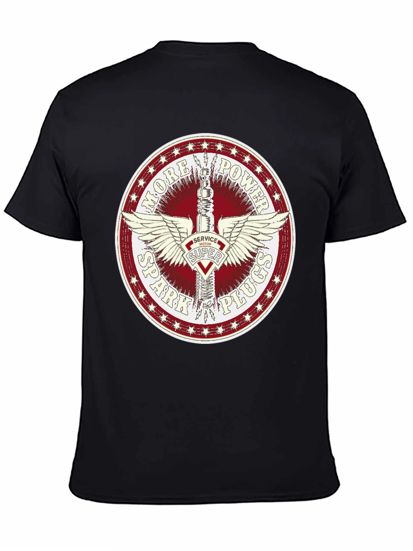 More Power Spark Plugs Graphic Tee