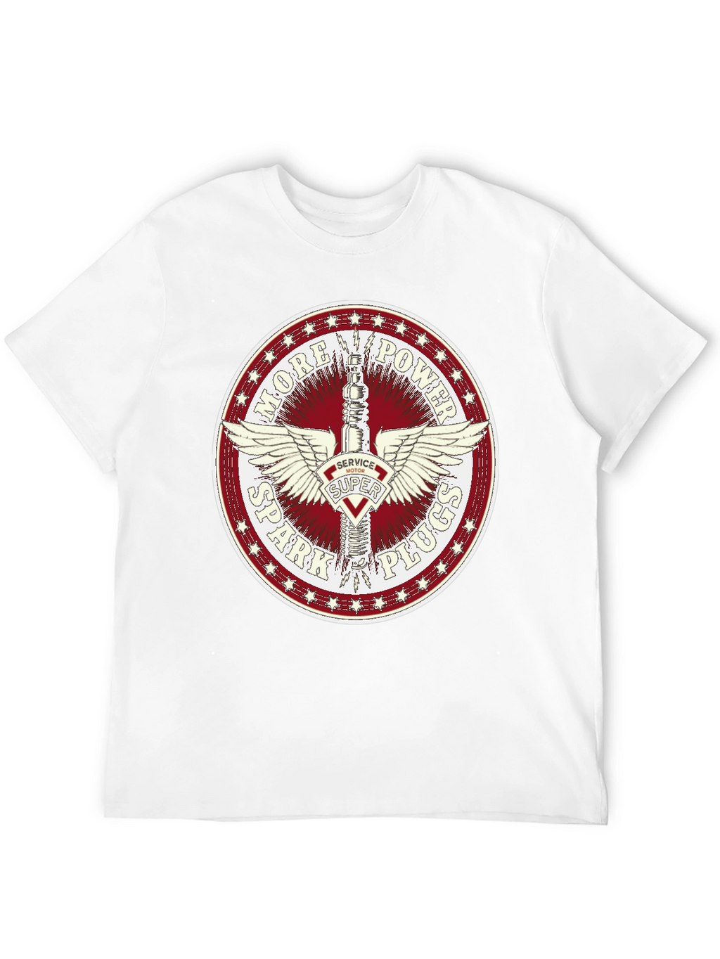 More Power Spark Plugs Graphic Tee