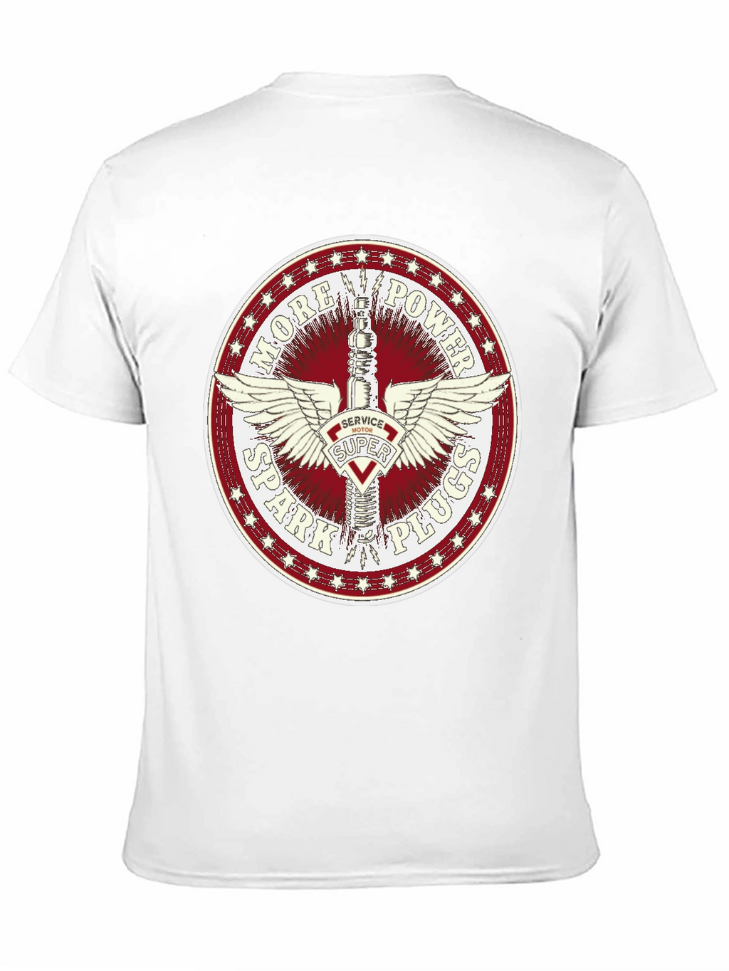 More Power Spark Plugs Graphic Tee