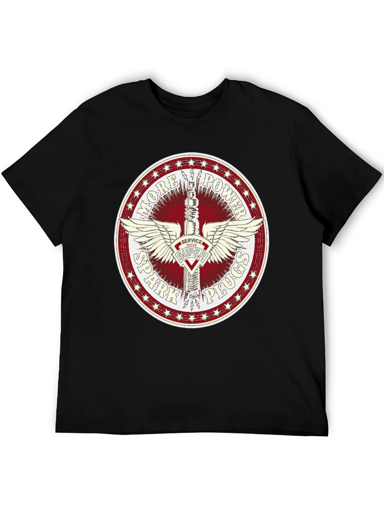 More Power Spark Plugs Graphic Tee
