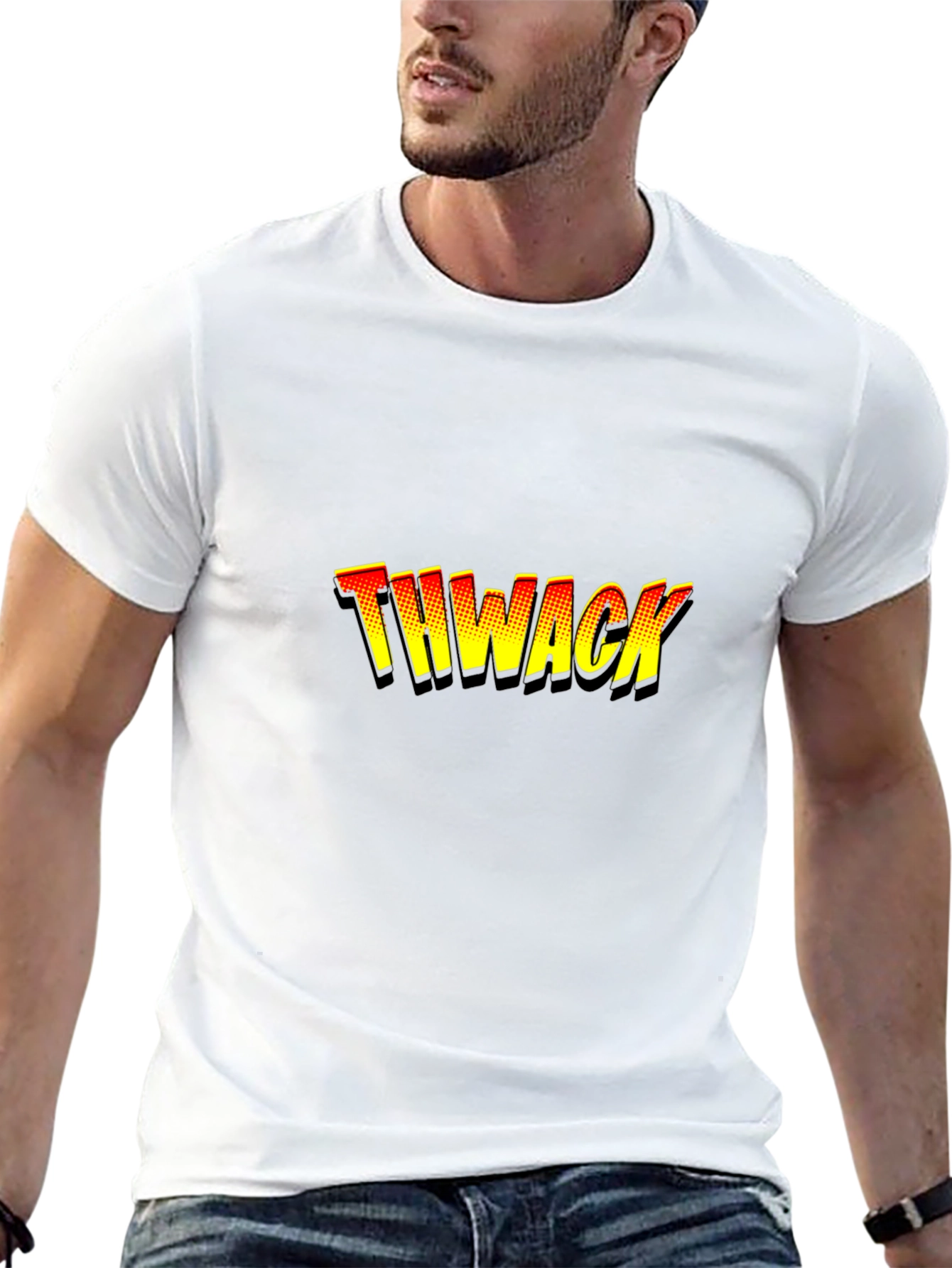 THWACK Graphic T-Shirt - Comic Book Style Tee