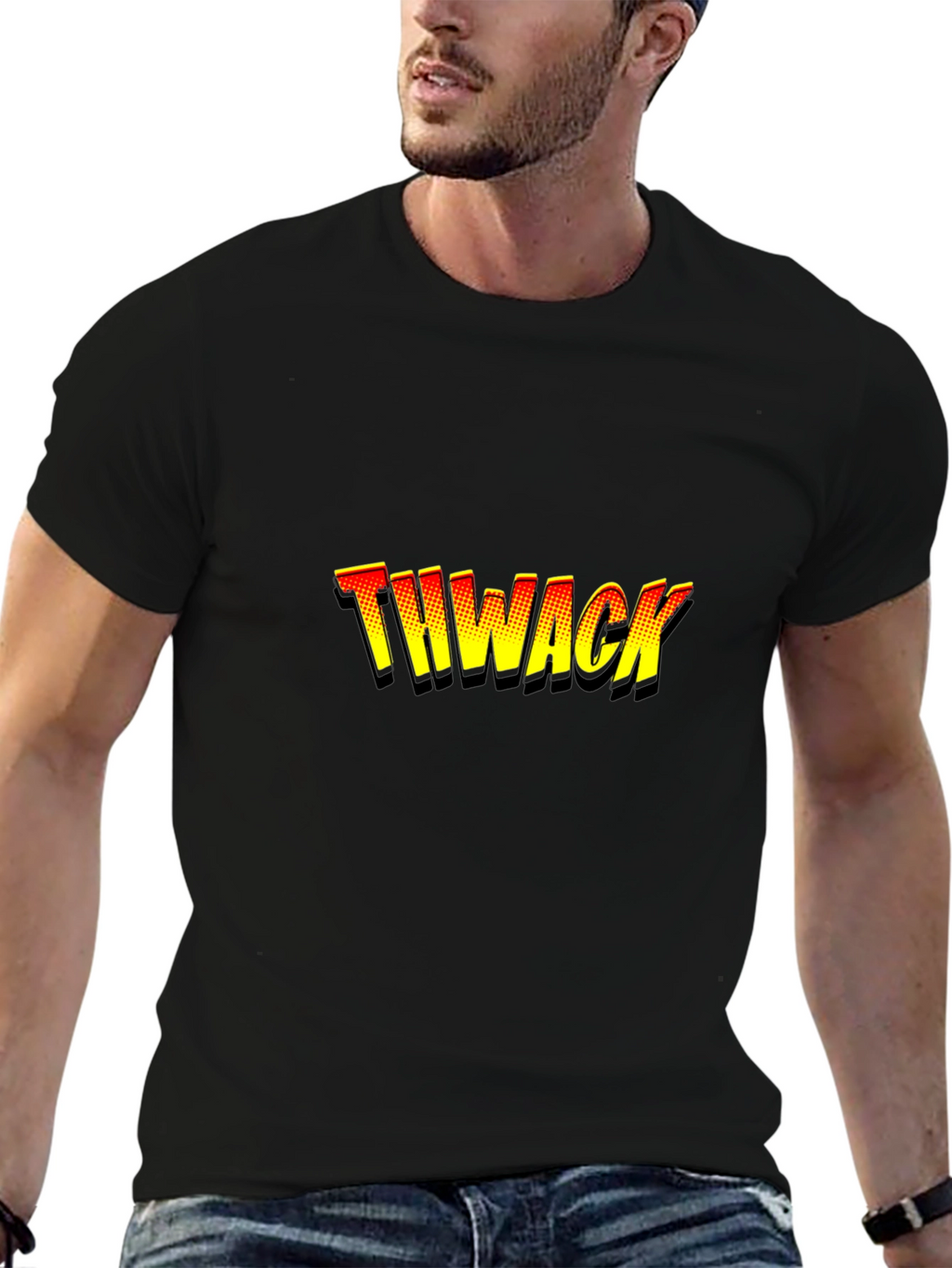 THWACK Graphic T-Shirt - Comic Book Style Tee